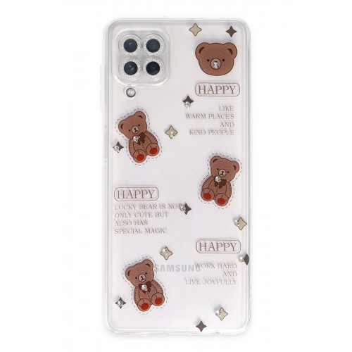 Newface Samsung Galaxy M22 Kılıf Lucky Silikon - Lucky 1