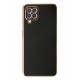 Newface Samsung Galaxy M12 Kılıf Volet Silikon - Siyah