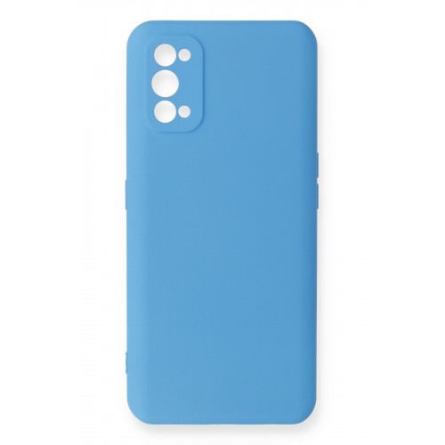 Newface Realme 7 Pro Kılıf Nano içi Kadife Silikon - Mavi Newface Realme 7 Pro Kılıf Nano içi Kadife Silikon - Mavi