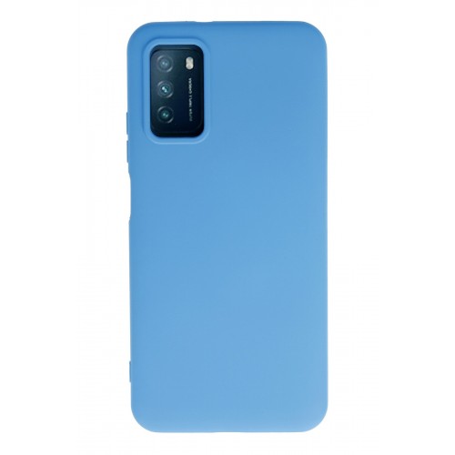 Newface Xiaomi Pocophone M3 Kılıf Nano içi Kadife Silikon - Mavi Newface Xiaomi Pocophone M3 Kılıf Nano içi Kadife Silikon - Mavi