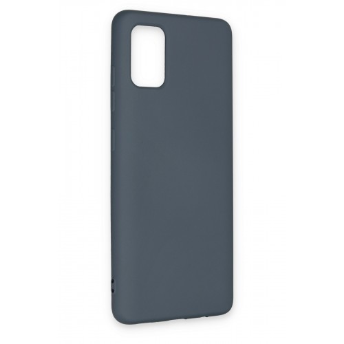 Newface Samsung Galaxy A51 Kılıf Nano içi Kadife Silikon - Gri Newface Samsung Galaxy A51 Kılıf Nano içi Kadife Silikon - Gri