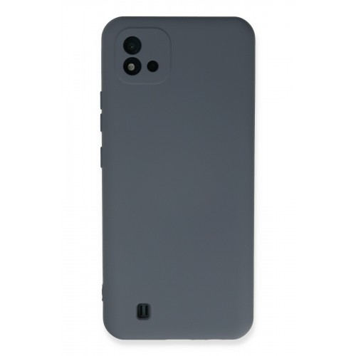 Newface Realme C11 2021 Kılıf Nano içi Kadife Silikon - Gri Newface Realme C11 2021 Kılıf Nano içi Kadife Silikon - Gri