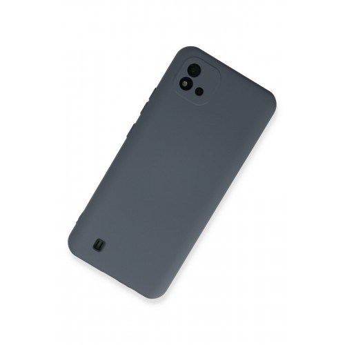 Newface Realme C11 2021 Kılıf Nano içi Kadife Silikon - Gri Newface Realme C11 2021 Kılıf Nano içi Kadife Silikon - Gri