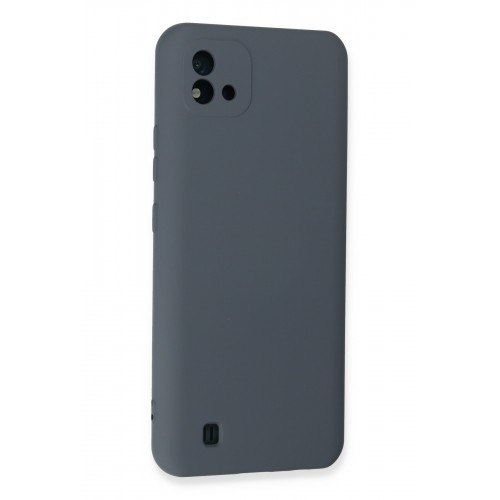 Newface Realme C11 2021 Kılıf Nano içi Kadife Silikon - Gri Newface Realme C11 2021 Kılıf Nano içi Kadife Silikon - Gri