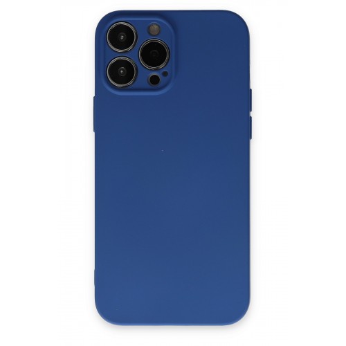 Newface iPhone 13 Pro Kılıf Nano içi Kadife Silikon - Lacivert Newface iPhone 13 Pro Kılıf Nano içi Kadife Silikon - Lacivert