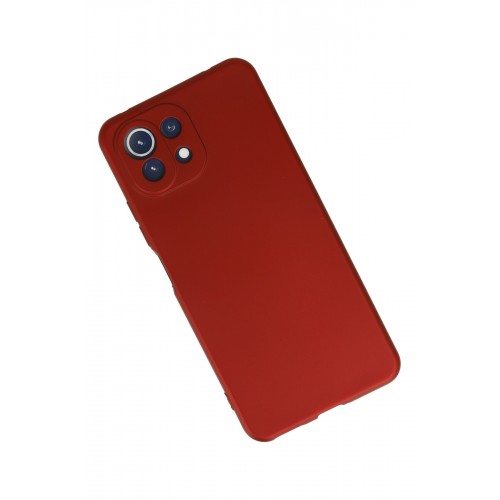 Newface Xiaomi Mİ 11 Lite Kılıf Premium Rubber Silikon - Kırmızı Newface Xiaomi Mİ 11 Lite Kılıf Premium Rubber Silikon - Kırmızı