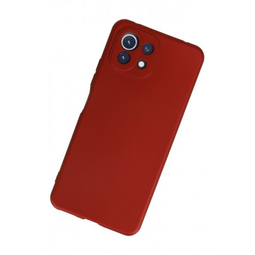 Newface Xiaomi Mİ 11 Lite Kılıf Premium Rubber Silikon - Kırmızı Newface Xiaomi Mİ 11 Lite Kılıf Premium Rubber Silikon - Kırmızı