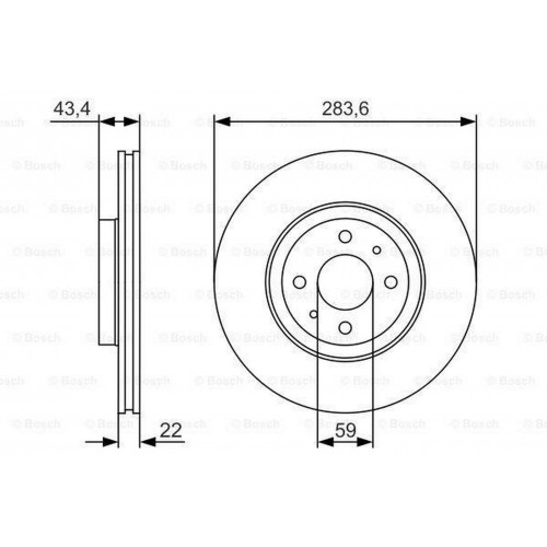 FREN DİSKİ ÖN 4 BİJON 283,6 MM ALFA ROMEO 155 1.7 T.S. 16V 96-97, 155 2.5 TD 93-97, FIAT BRAVO I 2.0 HGT 20V 95-01, BRAVO II 1.6 D MULTIJET 08-14, CUPE 2.0 16V TURBO 93-96, LANCIA DELTA I 2.0 HF 86-92 FREN DİSKİ ÖN 4 BİJON 283,6 MM ALFA ROMEO 155 1.7 T.S. 16V 96-97, 155 2.5 TD 93-97, FIAT BRAVO I 2.0 HGT 20V 95-01, BRAVO II 1.6 D MULTIJET 08-14, CUPE 2.0 16V TURBO 93-96, LANCIA DELTA I 2.0 HF 86-92