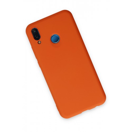 Newface Huawei P20 Lite Kılıf Nano içi Kadife Silikon - Turuncu Newface Huawei P20 Lite Kılıf Nano içi Kadife Silikon - Turuncu