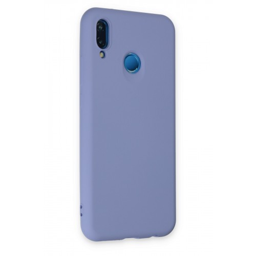 Newface Huawei P20 Lite Kılıf Nano içi Kadife Silikon - Lila Newface Huawei P20 Lite Kılıf Nano içi Kadife Silikon - Lila