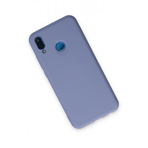 Newface Huawei P20 Lite Kılıf Nano içi Kadife Silikon - Lila Newface Huawei P20 Lite Kılıf Nano içi Kadife Silikon - Lila