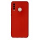 Newface Huawei P30 Lite Kılıf Nano içi Kadife  Silikon - Kırmızı