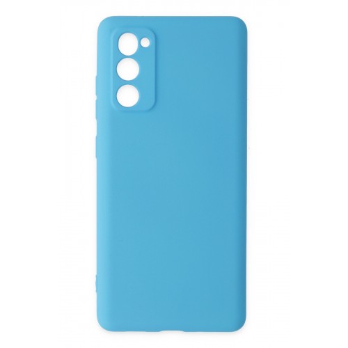 Newface Samsung Galaxy S20 FE Kılıf Nano içi Kadife Silikon - Mavi Newface Samsung Galaxy S20 FE Kılıf Nano içi Kadife Silikon - Mavi
