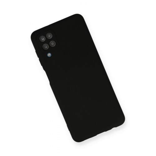 Newface Samsung Galaxy A12 Kılıf Nano içi Kadife Silikon - Siyah Newface Samsung Galaxy A12 Kılıf Nano içi Kadife Silikon - Siyah