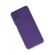 Newface Samsung Galaxy A12 Kılıf Nano içi Kadife Silikon - Mor Newface Samsung Galaxy A12 Kılıf Nano içi Kadife Silikon - Mor