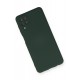 Newface Samsung Galaxy A12 Kılıf Nano içi Kadife Silikon - Koyu Yeşil Newface Samsung Galaxy A12 Kılıf Nano içi Kadife Silikon - Koyu Yeşil