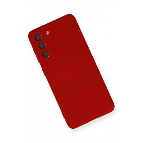 Newface Samsung Galaxy S21 Kılıf Nano içi Kadife Silikon - Kırmızı Newface Samsung Galaxy S21 Kılıf Nano içi Kadife Silikon - Kırmızı