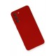 Newface Samsung Galaxy S21 Kılıf Nano içi Kadife Silikon - Kırmızı Newface Samsung Galaxy S21 Kılıf Nano içi Kadife Silikon - Kırmızı