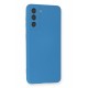 Newface Samsung Galaxy S21 Kılıf Nano içi Kadife Silikon - Mavi Newface Samsung Galaxy S21 Kılıf Nano içi Kadife Silikon - Mavi