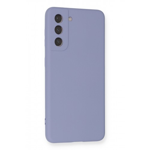 Newface Samsung Galaxy S21 Kılıf Nano içi Kadife Silikon - Lila Newface Samsung Galaxy S21 Kılıf Nano içi Kadife Silikon - Lila