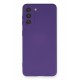 Newface Samsung Galaxy S21 Kılıf Nano içi Kadife Silikon - Mor Newface Samsung Galaxy S21 Kılıf Nano içi Kadife Silikon - Mor
