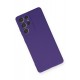Newface Samsung Galaxy S21 Ultra Kılıf Nano içi Kadife Silikon - Mor Newface Samsung Galaxy S21 Ultra Kılıf Nano içi Kadife Silikon - Mor