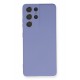 Newface Samsung Galaxy S21 Ultra Kılıf Nano içi Kadife Silikon - Lila Newface Samsung Galaxy S21 Ultra Kılıf Nano içi Kadife Silikon - Lila