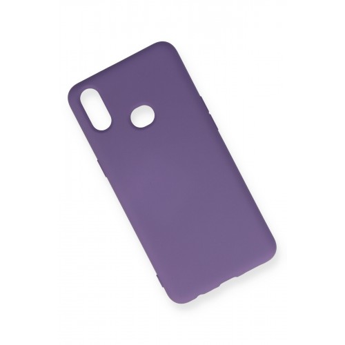 Newface Samsung Galaxy A10S Kılıf Nano içi Kadife Silikon - Mor Newface Samsung Galaxy A10S Kılıf Nano içi Kadife Silikon - Mor