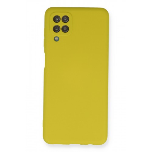 Newface Samsung Galaxy M12 Kılıf Nano içi Kadife Silikon - Sarı Newface Samsung Galaxy M12 Kılıf Nano içi Kadife Silikon - Sarı
