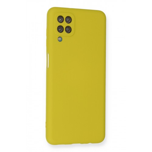Newface Samsung Galaxy M12 Kılıf Nano içi Kadife Silikon - Sarı Newface Samsung Galaxy M12 Kılıf Nano içi Kadife Silikon - Sarı