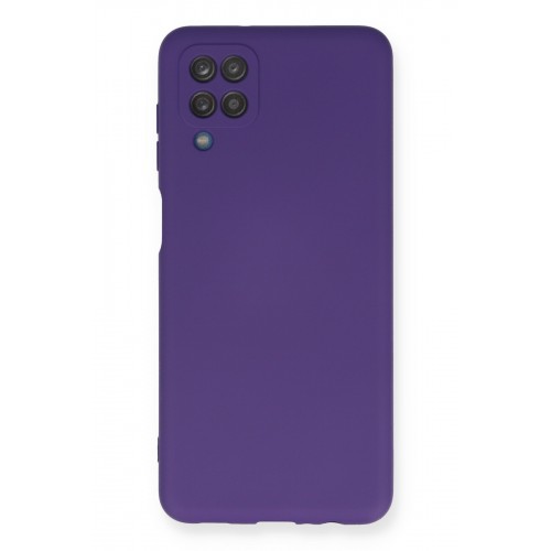 Newface Samsung Galaxy M12 Kılıf Nano içi Kadife Silikon - Mor Newface Samsung Galaxy M12 Kılıf Nano içi Kadife Silikon - Mor