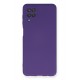 Newface Samsung Galaxy M12 Kılıf Nano içi Kadife Silikon - Mor Newface Samsung Galaxy M12 Kılıf Nano içi Kadife Silikon - Mor