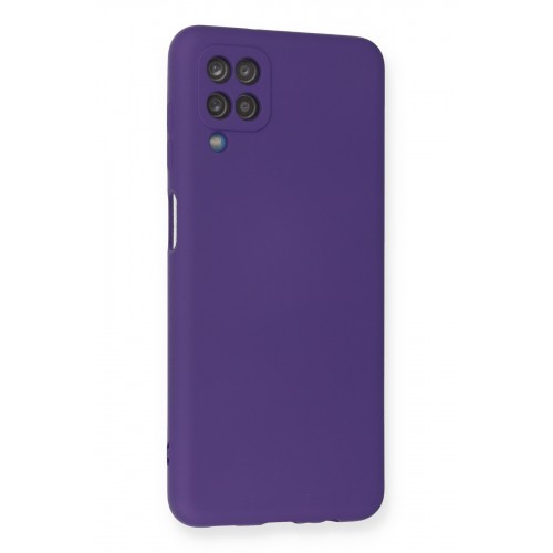 Newface Samsung Galaxy M12 Kılıf Nano içi Kadife Silikon - Mor Newface Samsung Galaxy M12 Kılıf Nano içi Kadife Silikon - Mor