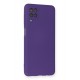 Newface Samsung Galaxy M12 Kılıf Nano içi Kadife Silikon - Mor Newface Samsung Galaxy M12 Kılıf Nano içi Kadife Silikon - Mor