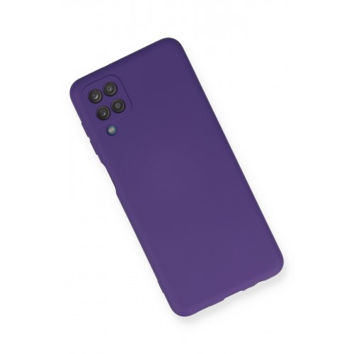 Newface Samsung Galaxy M12 Kılıf Nano içi Kadife Silikon - Mor Newface Samsung Galaxy M12 Kılıf Nano içi Kadife Silikon - Mor