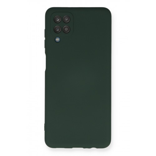 Newface Samsung Galaxy M12 Kılıf Nano içi Kadife Silikon - Koyu Yeşil Newface Samsung Galaxy M12 Kılıf Nano içi Kadife Silikon - Koyu Yeşil