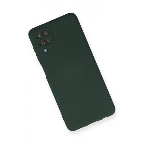 Newface Samsung Galaxy M12 Kılıf Nano içi Kadife Silikon - Koyu Yeşil Newface Samsung Galaxy M12 Kılıf Nano içi Kadife Silikon - Koyu Yeşil