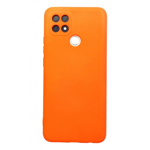 Newface Oppo A15 Kılıf Nano içi Kadife Silikon - Turuncu Newface Oppo A15 Kılıf Nano içi Kadife Silikon - Turuncu
