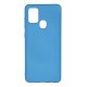 Newface Samsung Galaxy A21S Kılıf Nano içi Kadife Silikon - Mavi Newface Samsung Galaxy A21S Kılıf Nano içi Kadife Silikon - Mavi