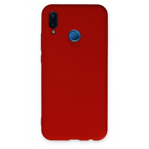 Newface Huawei P20 Lite Kılıf Nano içi Kadife Silikon - Kırmızı Newface Huawei P20 Lite Kılıf Nano içi Kadife Silikon - Kırmızı