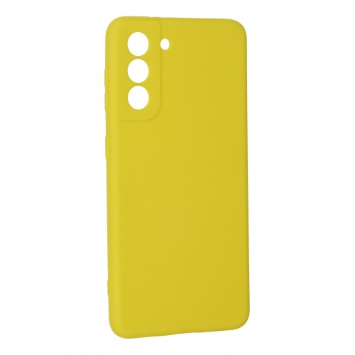Newface Samsung Galaxy S21 Kılıf Nano içi Kadife Silikon - Sarı Newface Samsung Galaxy S21 Kılıf Nano içi Kadife Silikon - Sarı