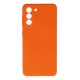 Newface Samsung Galaxy S21 Kılıf Nano içi Kadife Silikon - Turuncu Newface Samsung Galaxy S21 Kılıf Nano içi Kadife Silikon - Turuncu