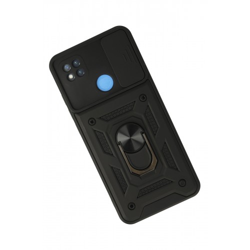 Newface Xiaomi Redmi 9C Kılıf Pars Lens Yüzüklü Silikon - Siyah Newface Xiaomi Redmi 9C Kılıf Pars Lens Yüzüklü Silikon - Siyah