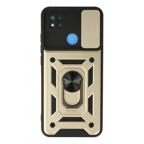 Newface Xiaomi Redmi 9C Kılıf Pars Lens Yüzüklü Silikon - Gold Newface Xiaomi Redmi 9C Kılıf Pars Lens Yüzüklü Silikon - Gold