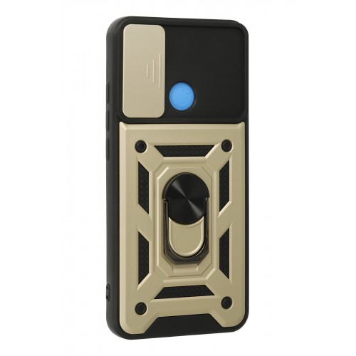 Newface Xiaomi Redmi 9C Kılıf Pars Lens Yüzüklü Silikon - Gold Newface Xiaomi Redmi 9C Kılıf Pars Lens Yüzüklü Silikon - Gold