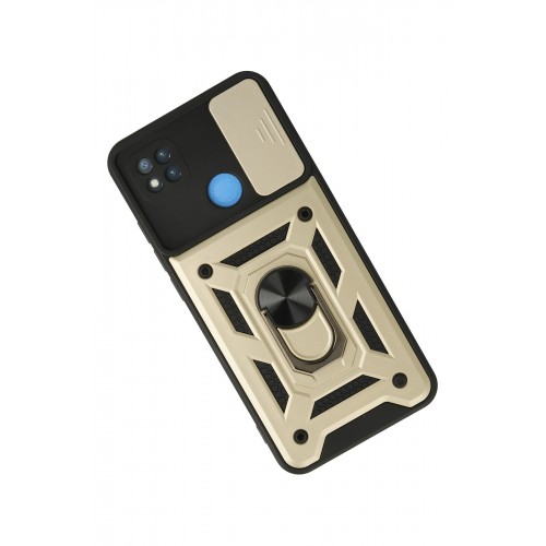 Newface Xiaomi Redmi 9C Kılıf Pars Lens Yüzüklü Silikon - Gold Newface Xiaomi Redmi 9C Kılıf Pars Lens Yüzüklü Silikon - Gold