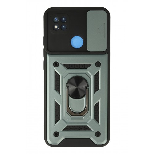 Newface Xiaomi Redmi 9C Kılıf Pars Lens Yüzüklü Silikon - Yeşil Newface Xiaomi Redmi 9C Kılıf Pars Lens Yüzüklü Silikon - Yeşil