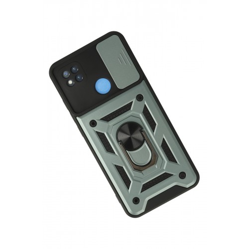 Newface Xiaomi Redmi 9C Kılıf Pars Lens Yüzüklü Silikon - Yeşil Newface Xiaomi Redmi 9C Kılıf Pars Lens Yüzüklü Silikon - Yeşil
