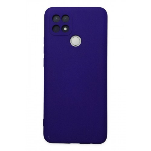 Newface Oppo A15S Kılıf Nano içi Kadife Silikon - Mor Newface Oppo A15S Kılıf Nano içi Kadife Silikon - Mor
