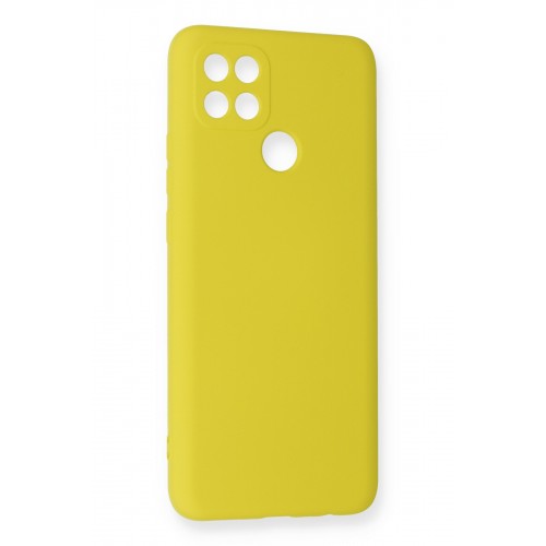 Newface Oppo A15S Kılıf Nano içi Kadife Silikon - Sarı Newface Oppo A15S Kılıf Nano içi Kadife Silikon - Sarı